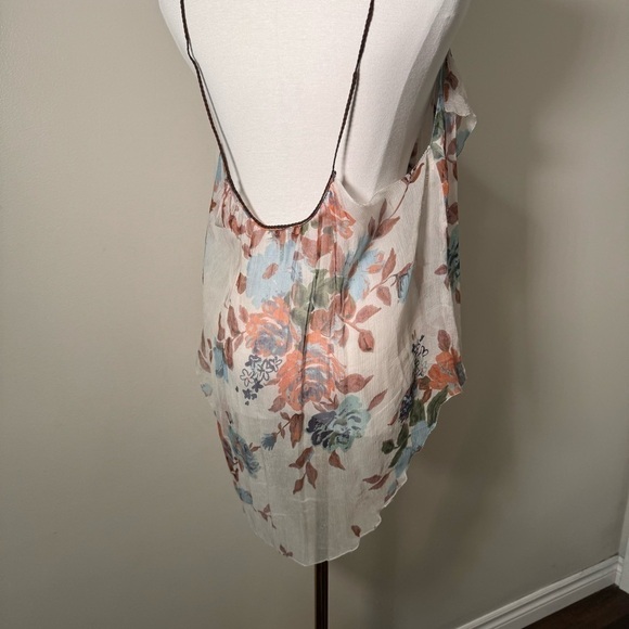 Buffalo boho sheer floral cami M - Picture 4 of 5